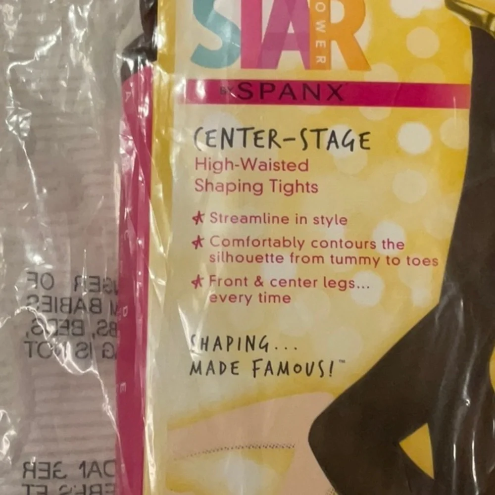 SPANX Center-Stage High-Waisted Shaping Tights in Java